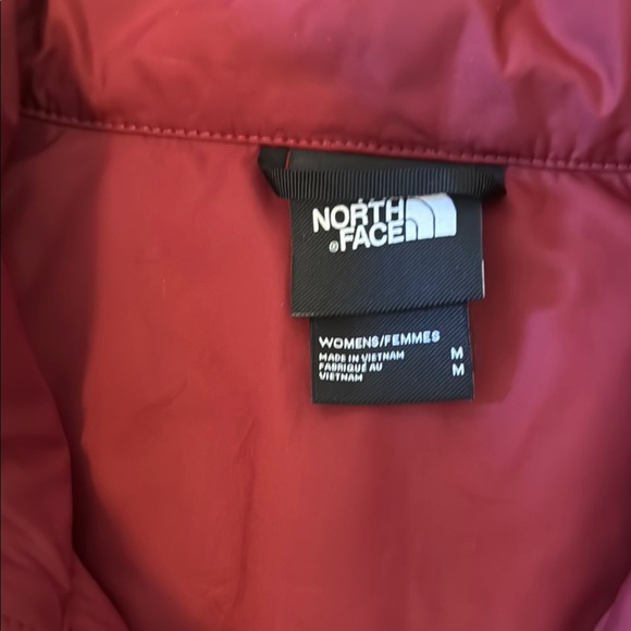The North Face Red Puffer Jacket with High Collar - Picture 2 of 4